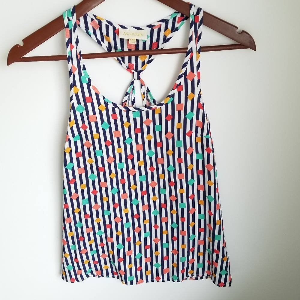 Modcloth Confetti Print Tank XXS
